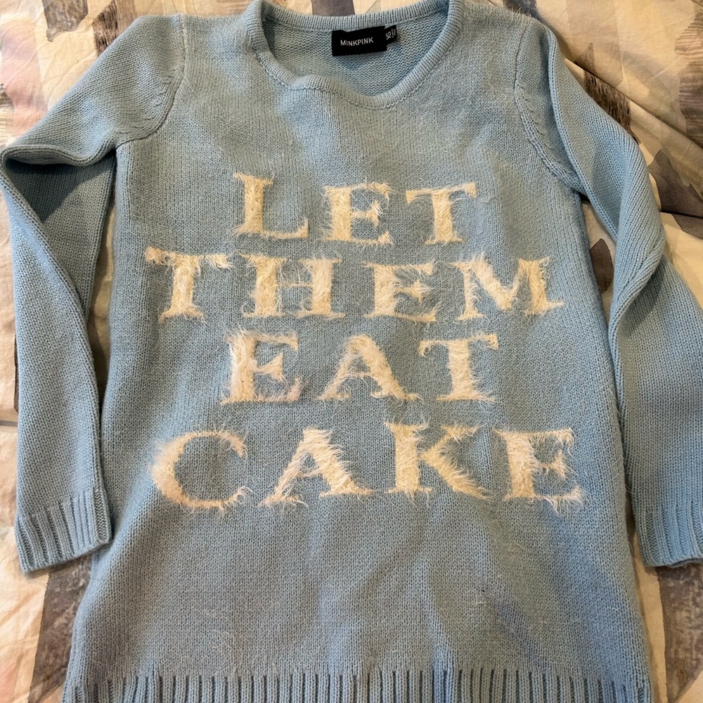 Minkpink Let Them Eat Cake sweater XS